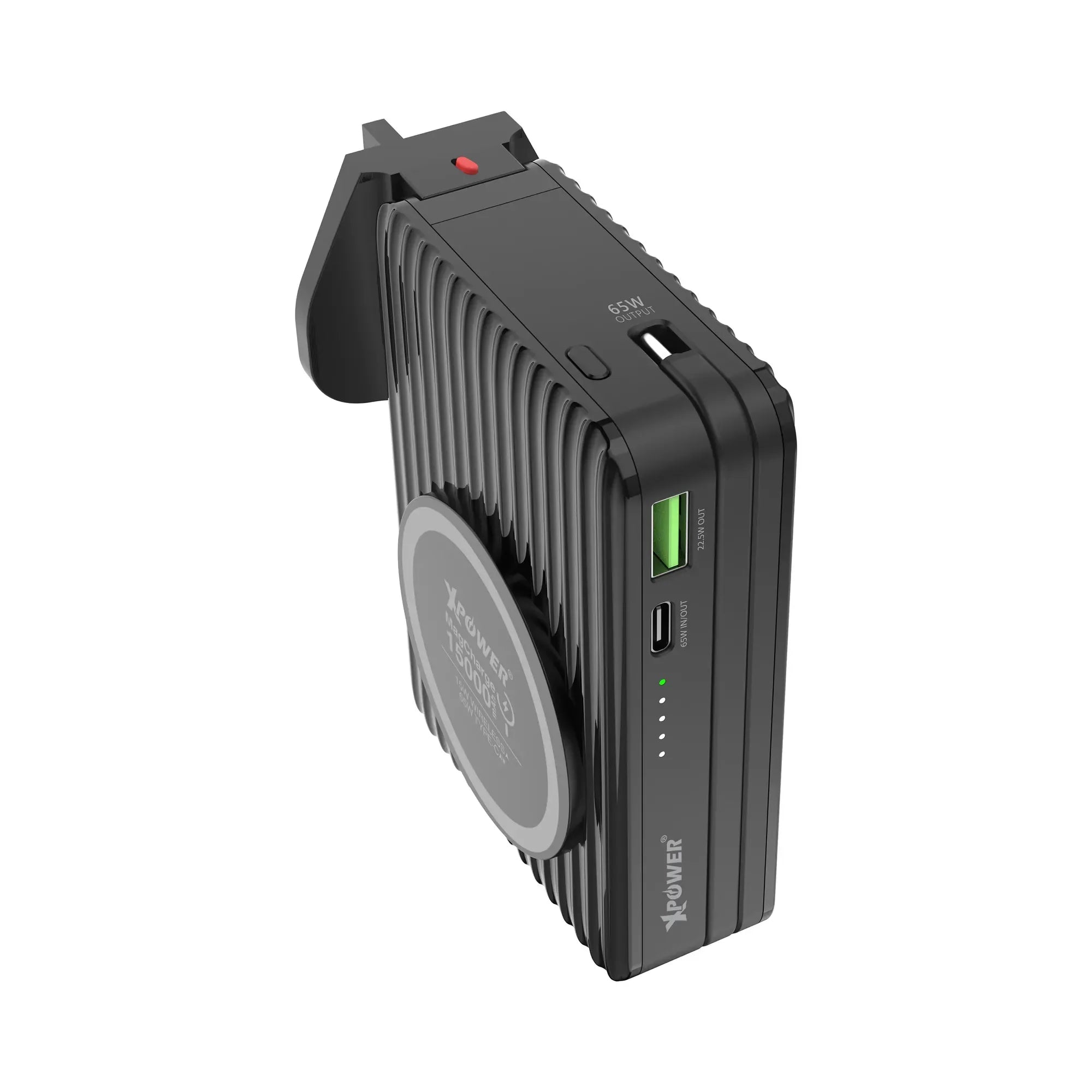 Xpower 15000mah 65w 3in1 Wireless Power Bank And Charger - Black - Tashqila Xpower 15000mah 65w 3in1 Wireless Power Bank And Charger - Black - Tashqila